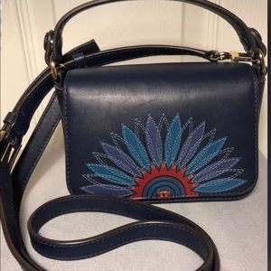 Tory Burch Leather Convertible Crossbody Satchel